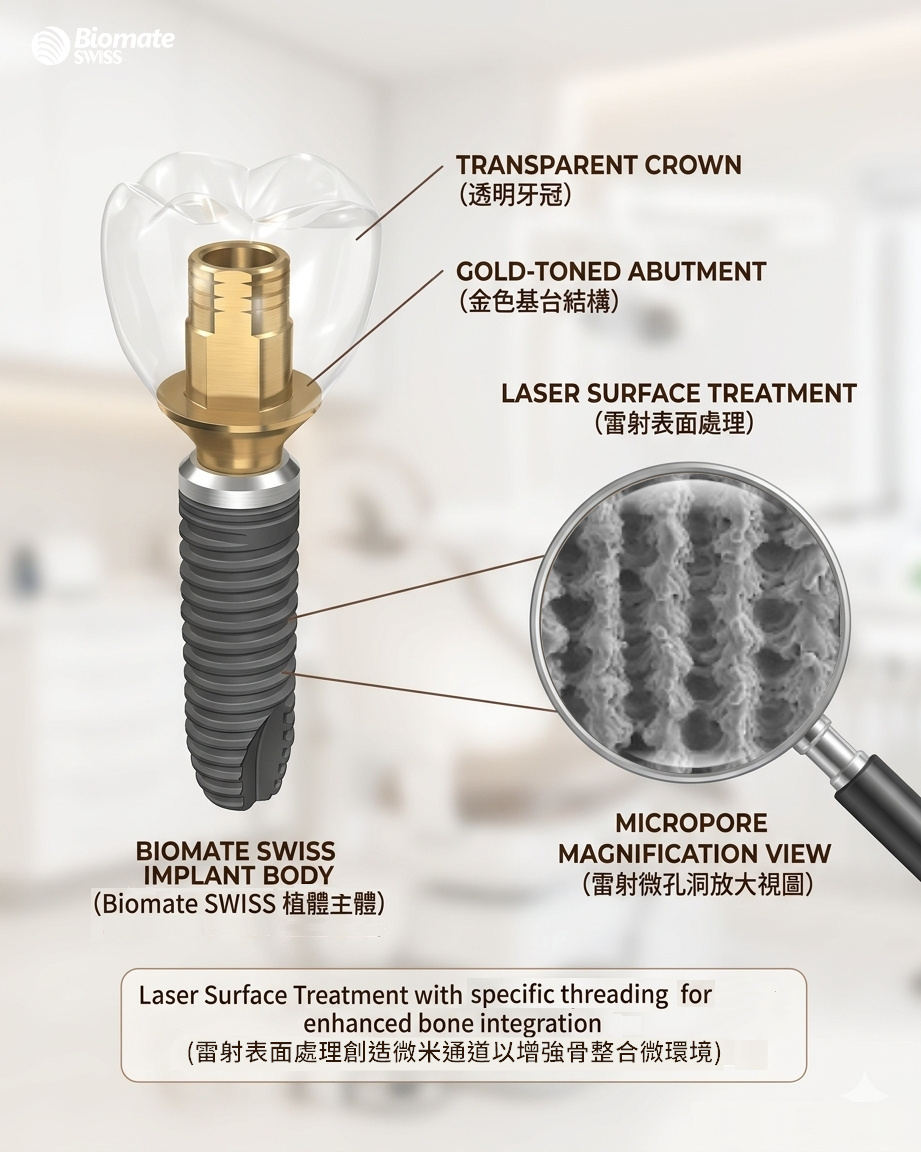 Biomate 雷射表面處理技術
